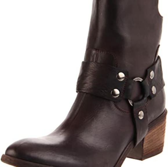 Donald J. Pliner Shoes - Donald J. Pliner Dasha Brown Leather Ankle Booties